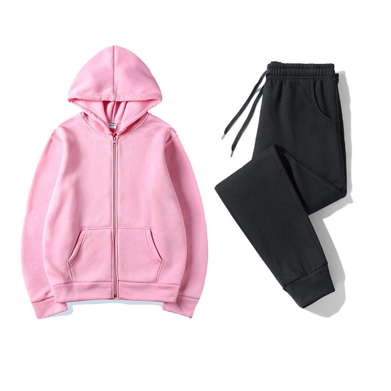 Joggers Pants - Men Half Zip Hoodie And Jogger