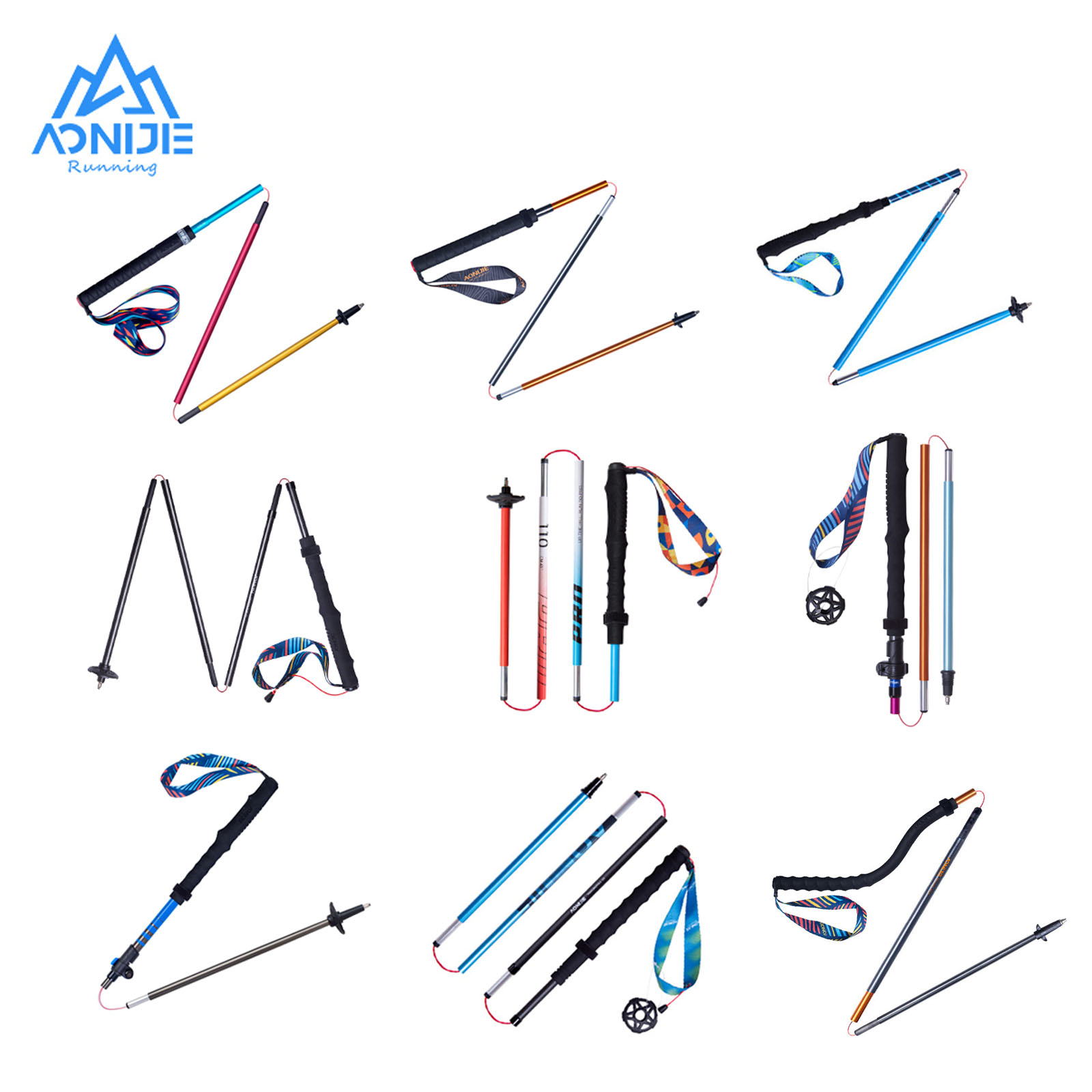2pcs  AONIJIE All Types of Hik - огляд і ціна Trekking Pole Carbon