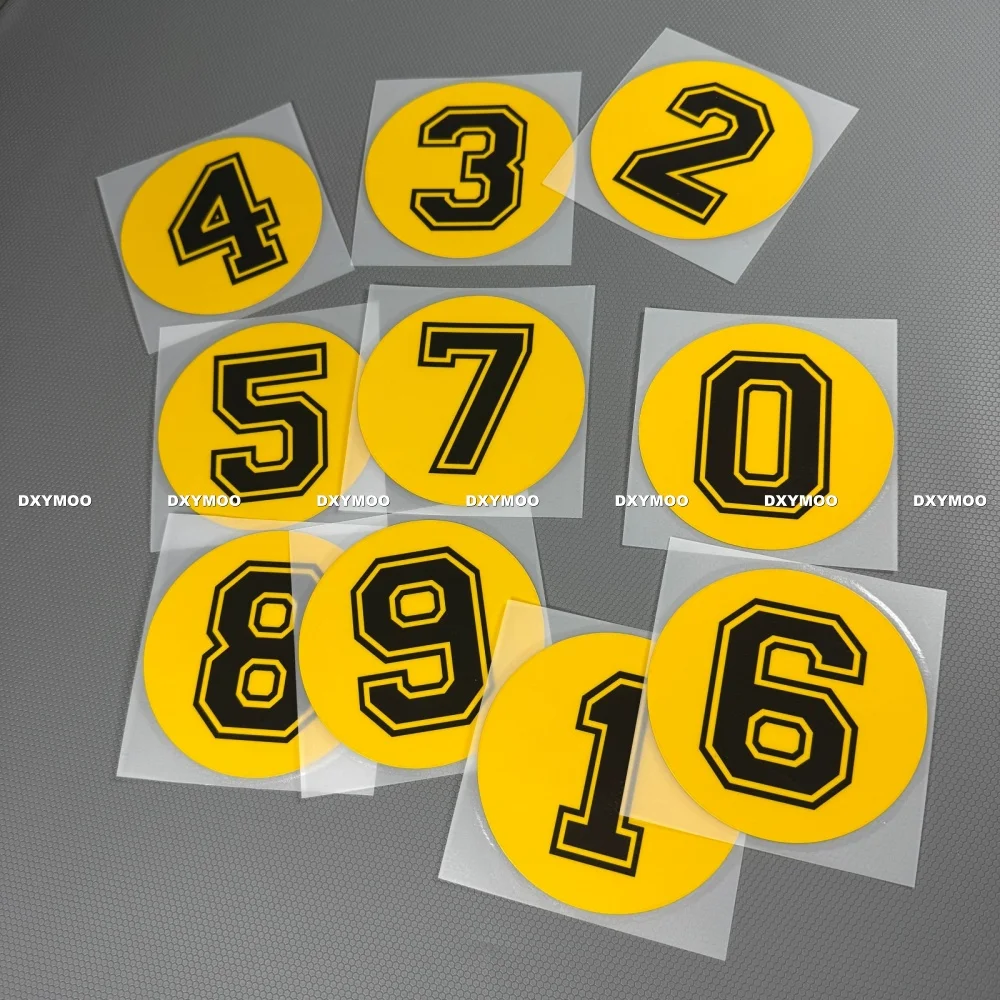 Yellow Racing Number 0-9 Water - огляд і ціна Race Bib