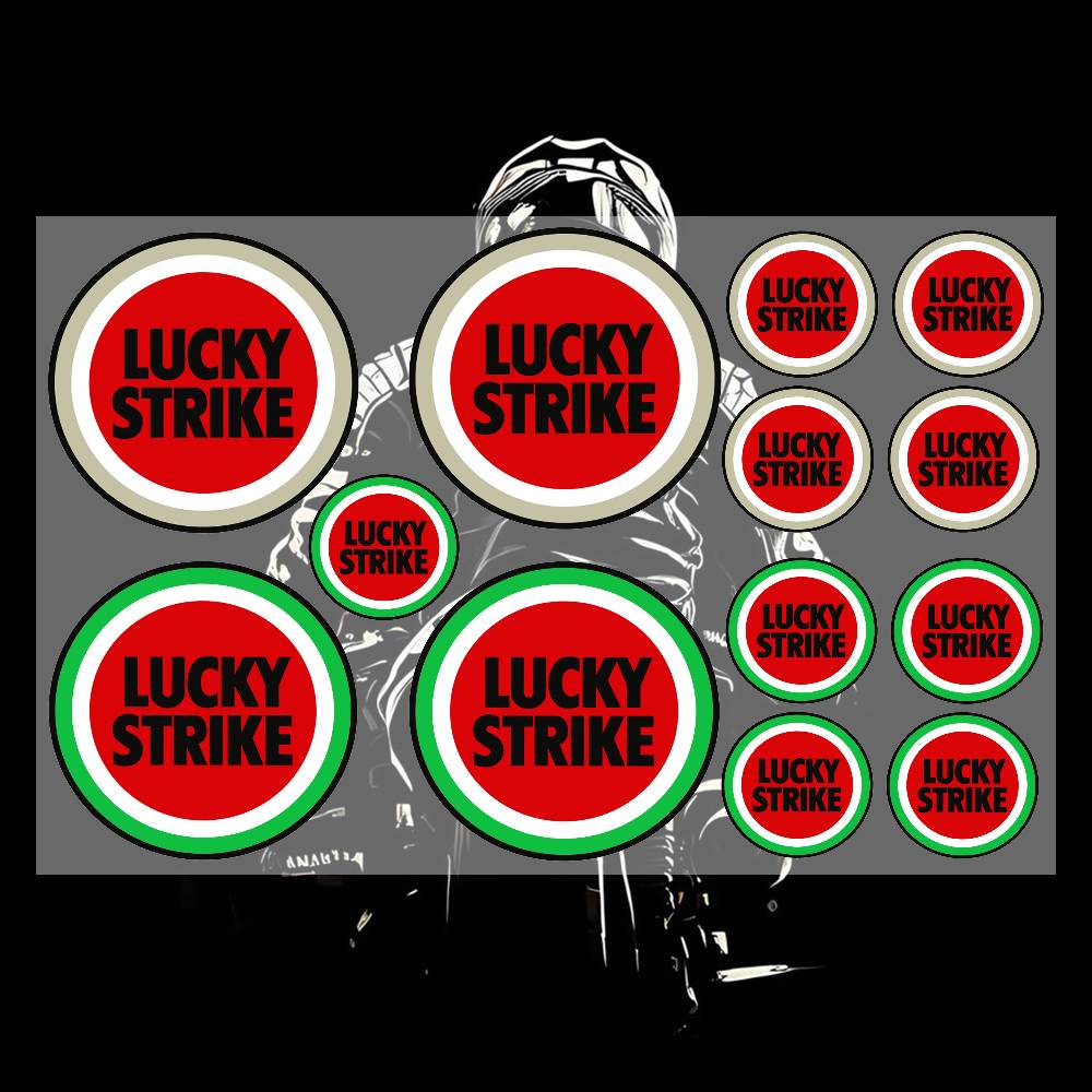 Classic Retro LUCKY Stickers G - огляд і ціна Race Bib